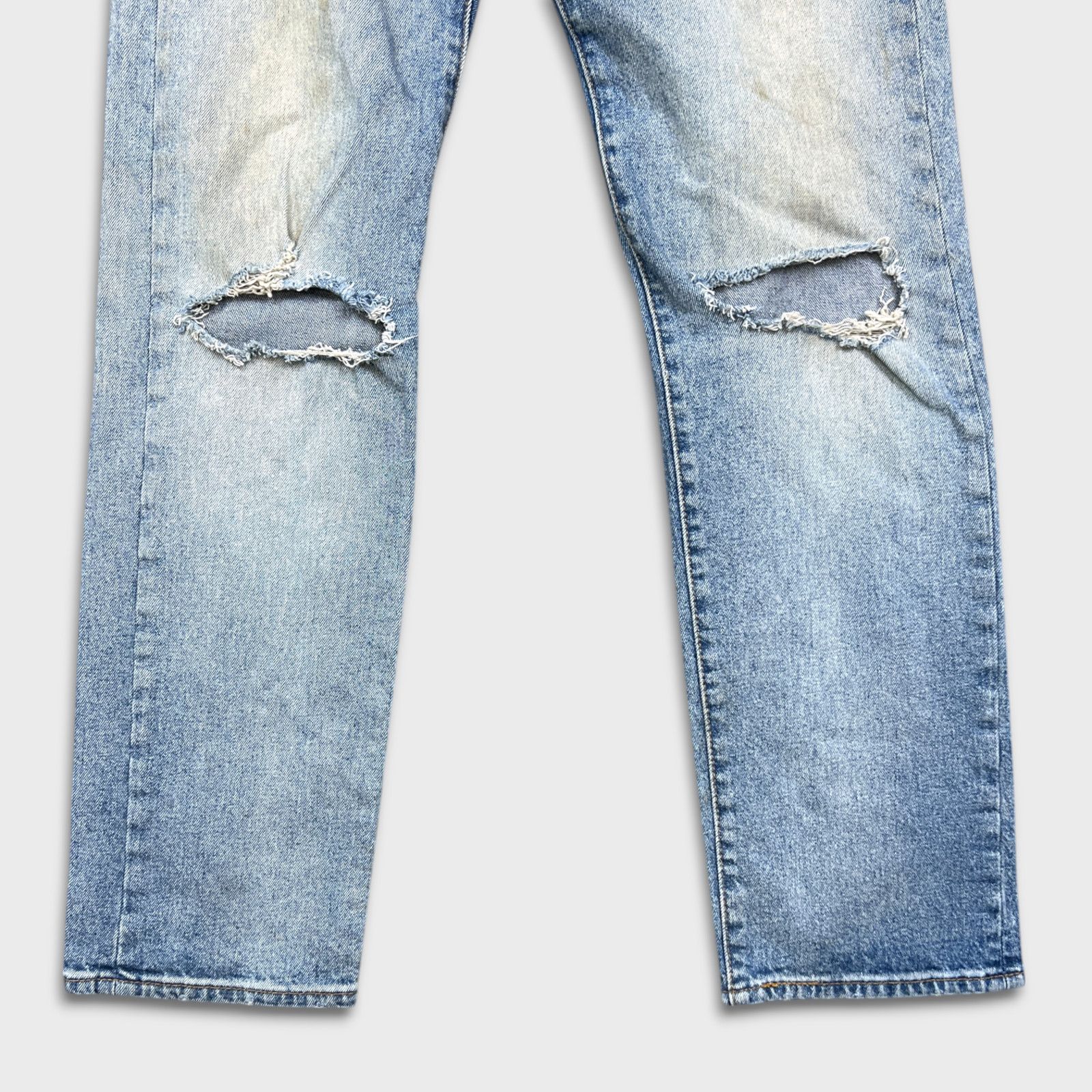 Levi's × Vintage Levi's 501 Jeans 31x32 Original Straight Distress Denim Pant Size US 31 - 4 Thumbnail