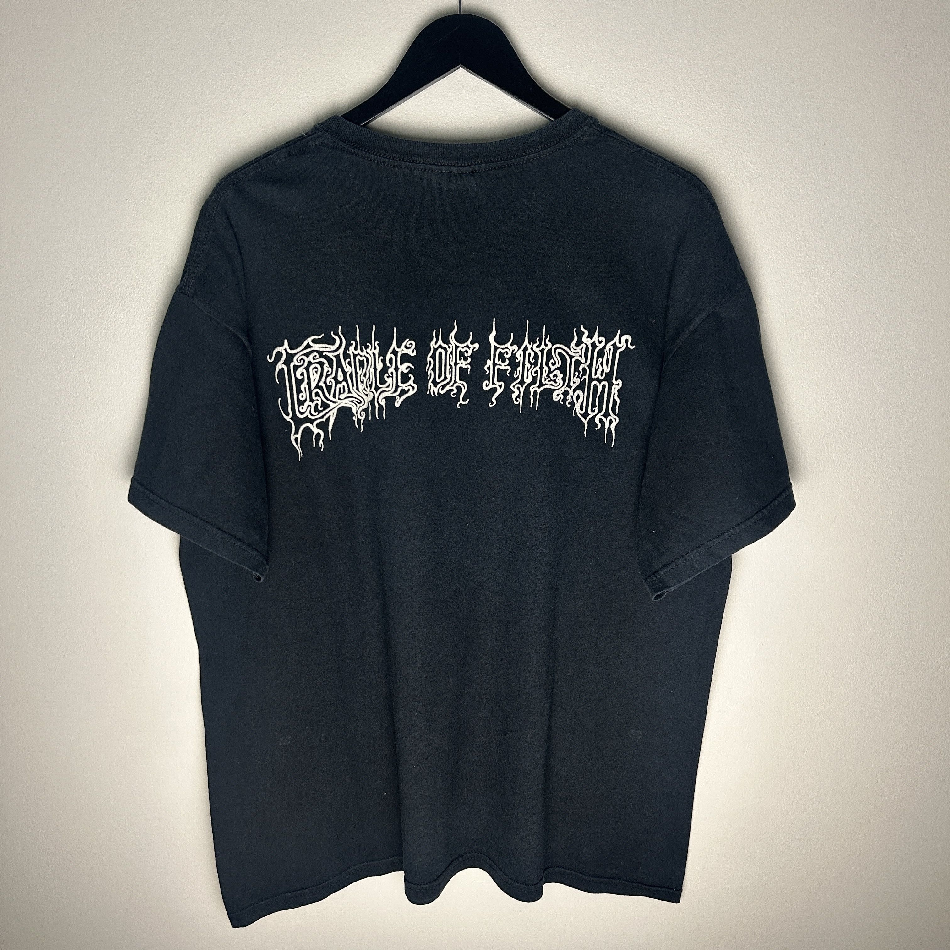 Band Tees Vintage Cradle Of Filth Band T-shirt Size US XL / EU 56 / 4 - 2 Thumbnail