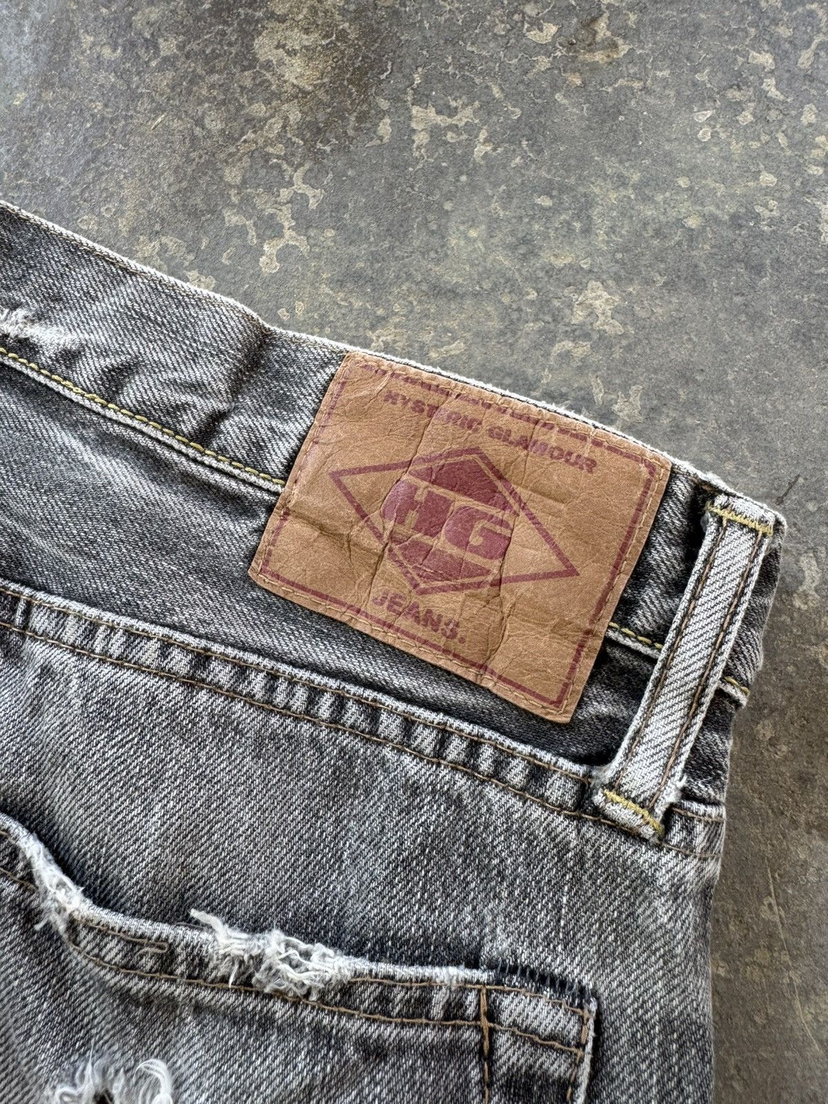 Hysteric Glamour × Japanese Brand Hysteric Glamour Selvedge Distressed Denim Jeans Size US 32 / EU 48 - 9 Thumbnail