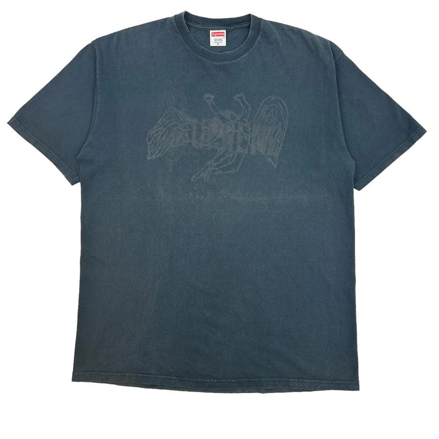 image of 2003 Supreme Icarus Swan Tee Black, Men's (Size XL)