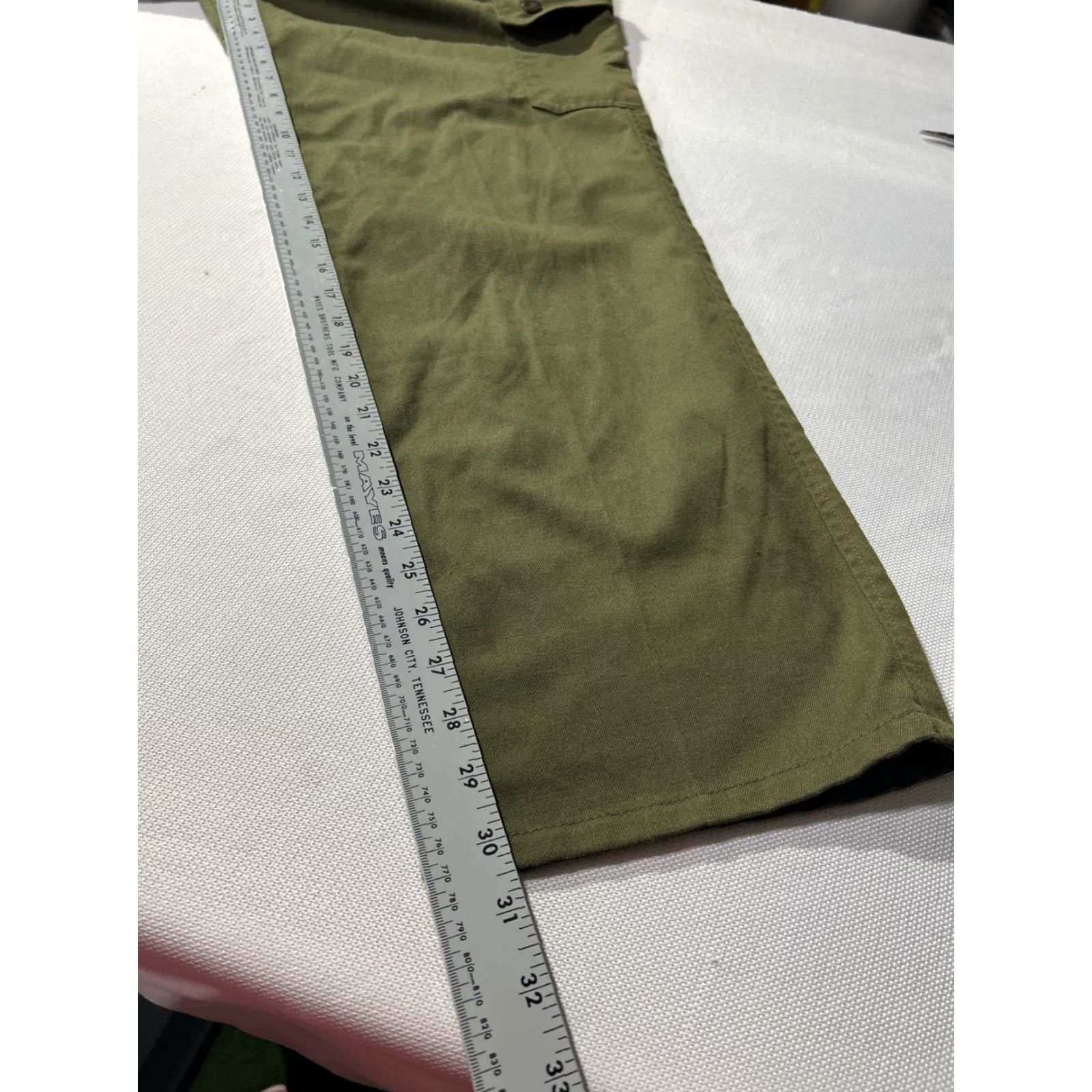 Vintage VINTAGE Otavan Trebon Czech Military Field Army Trousers Green 34x31 Mens Cargo Military Pants Size US 34 / EU 50 - 6 Thumbnail