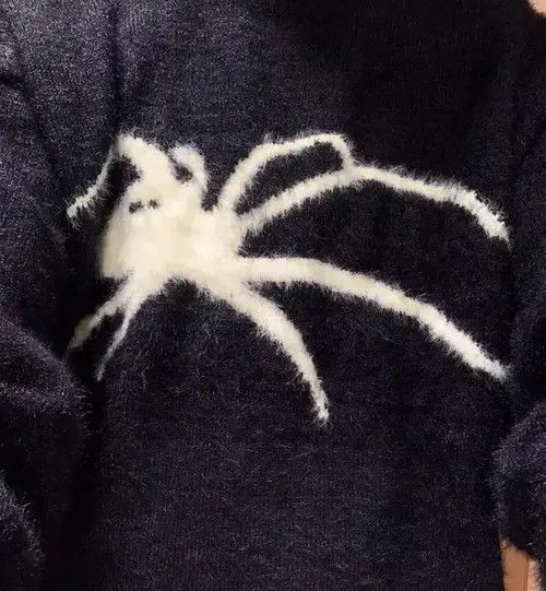 Aran Isles Knitwear Retro punk super soft spider premium mohair sweater jumper Size US L / EU 52-54 / 3 - 5 Thumbnail