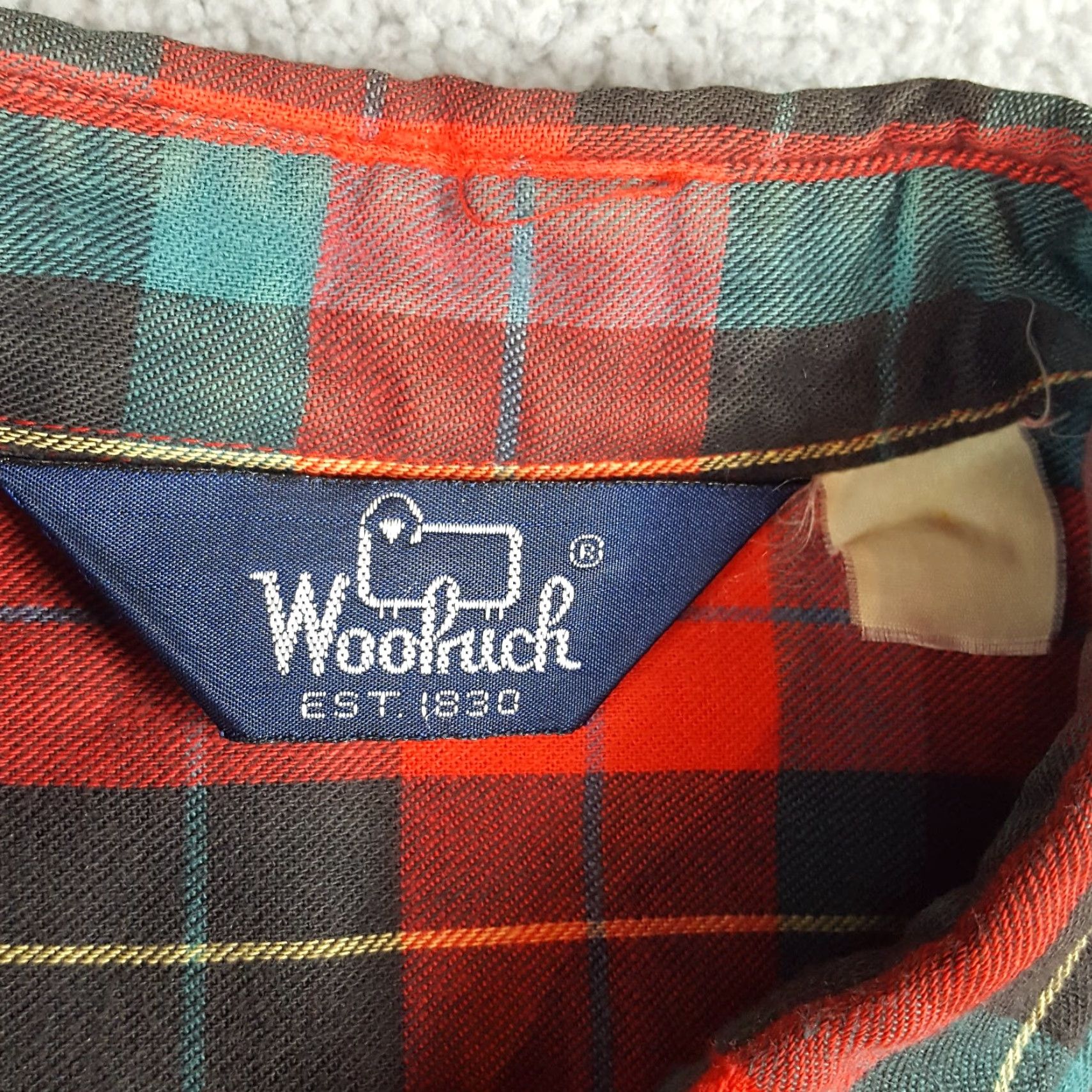 Vintage VINTAGE Woolrich Button-Up SHIRT XL Red Plaid 80s Lumberjack Flannel Men’s Size XL Western Hunting Workwear Size US XL / EU 56 / 4 - 6 Thumbnail