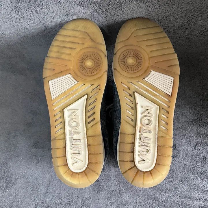 Louis Vuitton Louis Vuitton Denim Trainer Sneakers for Men -2508 Size US 9 / EU 42 - 3 Thumbnail