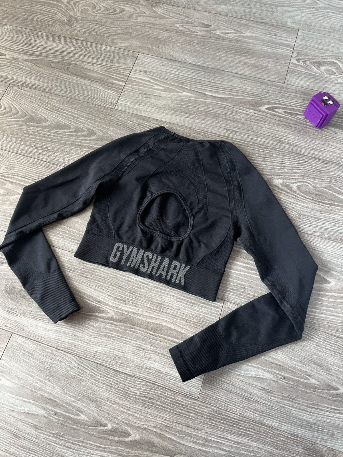 Gymshark ‼️Gymshark Womans Long Sleeve Onyx Straight Fit Gym Top‼️ Size M / US 6-8 / IT 42-44 - 14 Thumbnail