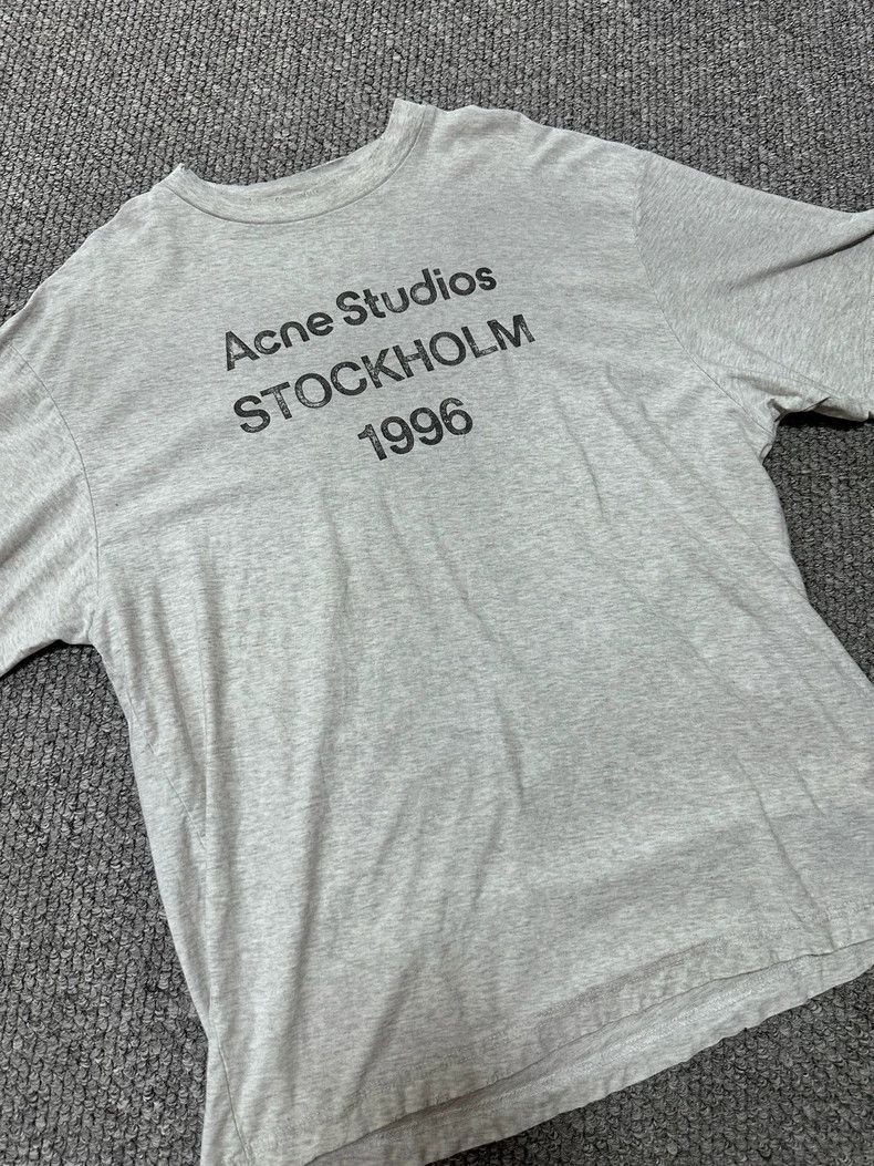 Acne Studios acne studios Grey round-neck T-shirt 2506-Nextarrow Size US M / EU 48-50 / 2 - 2 Thumbnail