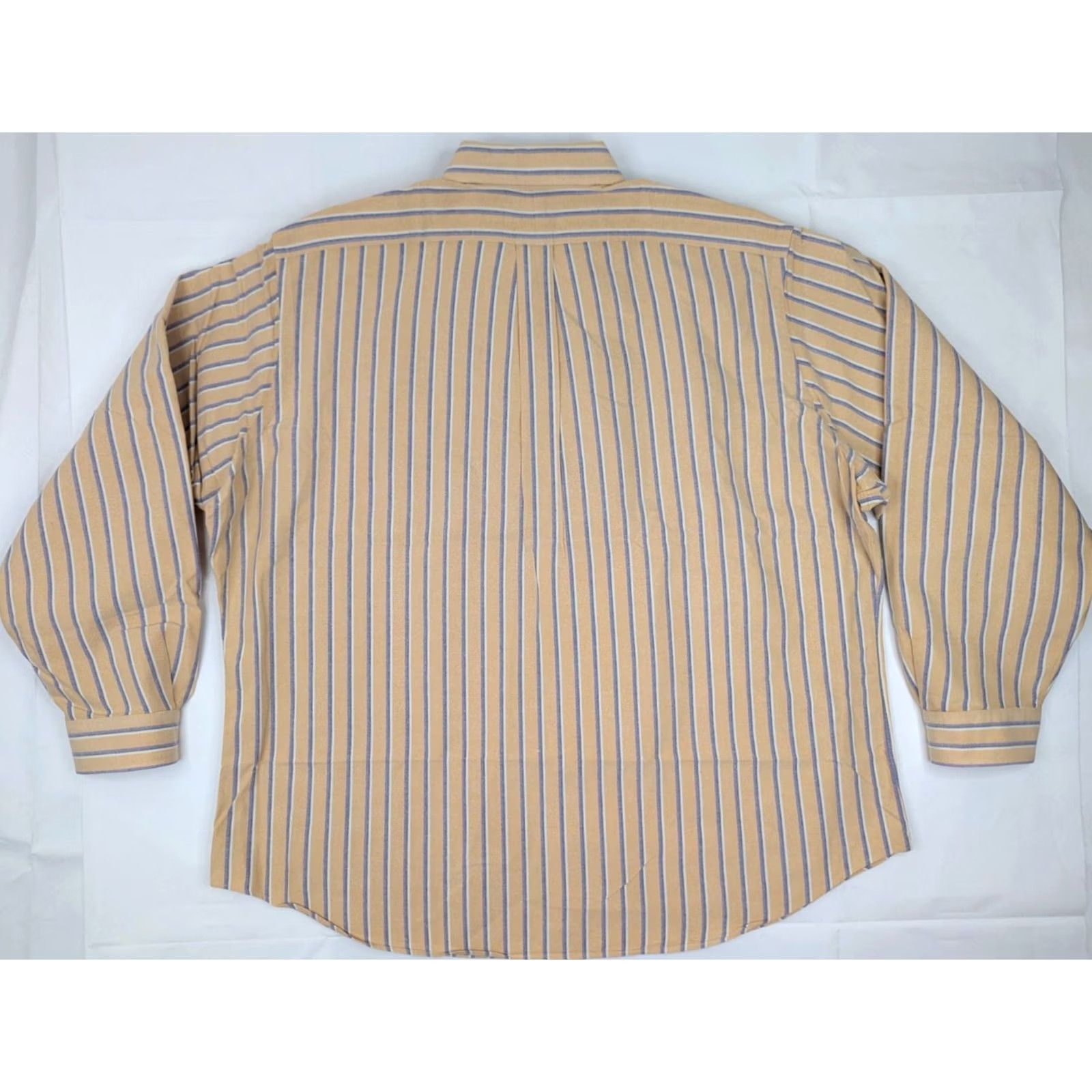 Ralph Lauren Ralph Lauren Polo Shirt Men 2XL Classic Striped Pastel Yellow Blue White Button-Up Size US XXL / EU 58 / 5 - 7 Thumbnail