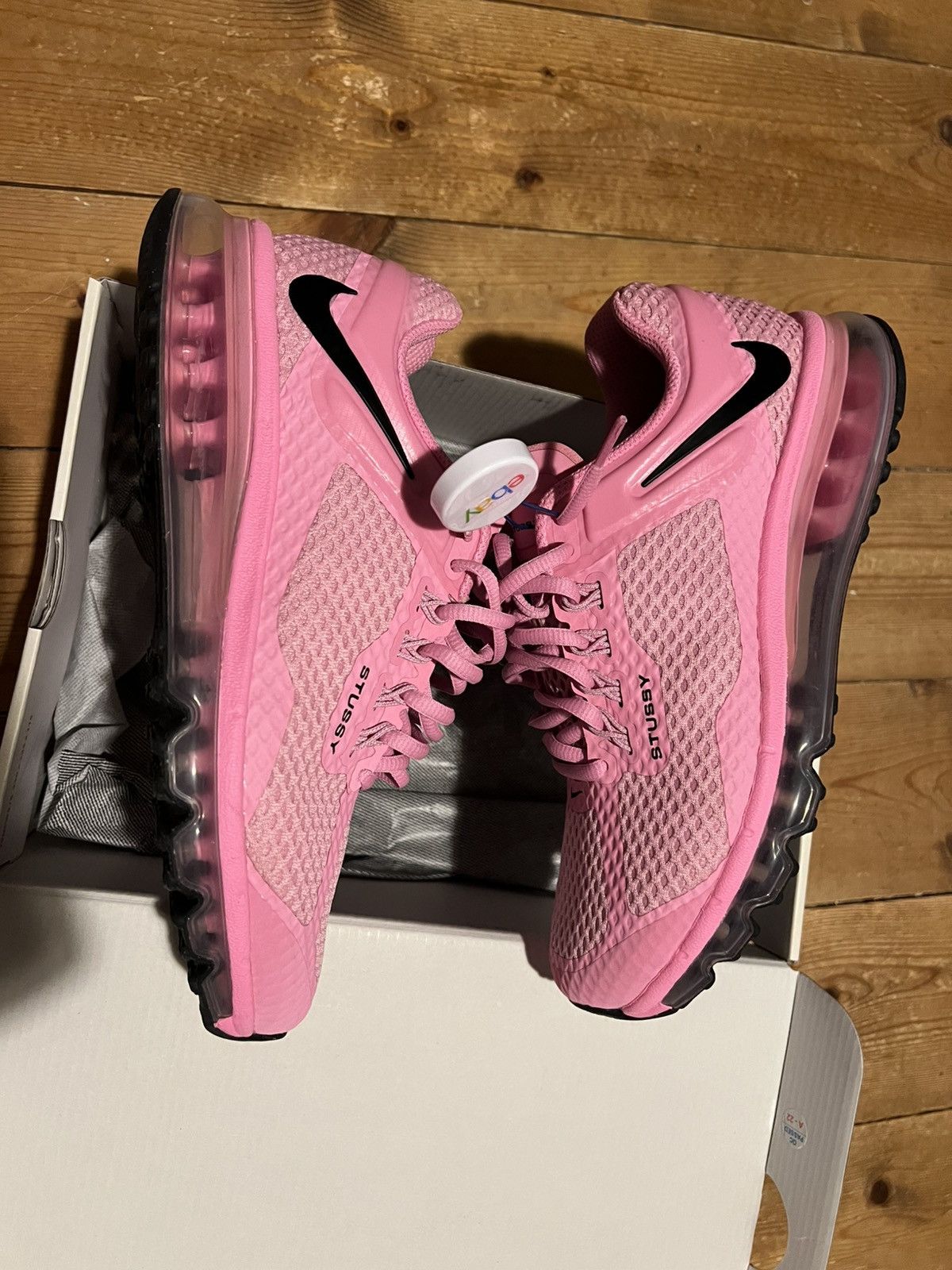 Nike × Stussy Nike Stussy Airmax 2013 Pink Size US 8.5 / EU 41-42 - 3 Thumbnail