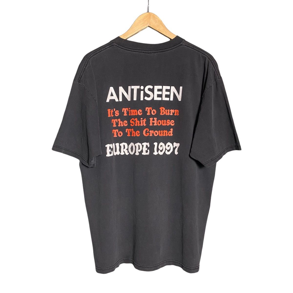 Band Tees Vintage 90s Antiseen Hardcore Punk Tour Band Tee Size US XL / EU 56 / 4 - 2 Thumbnail