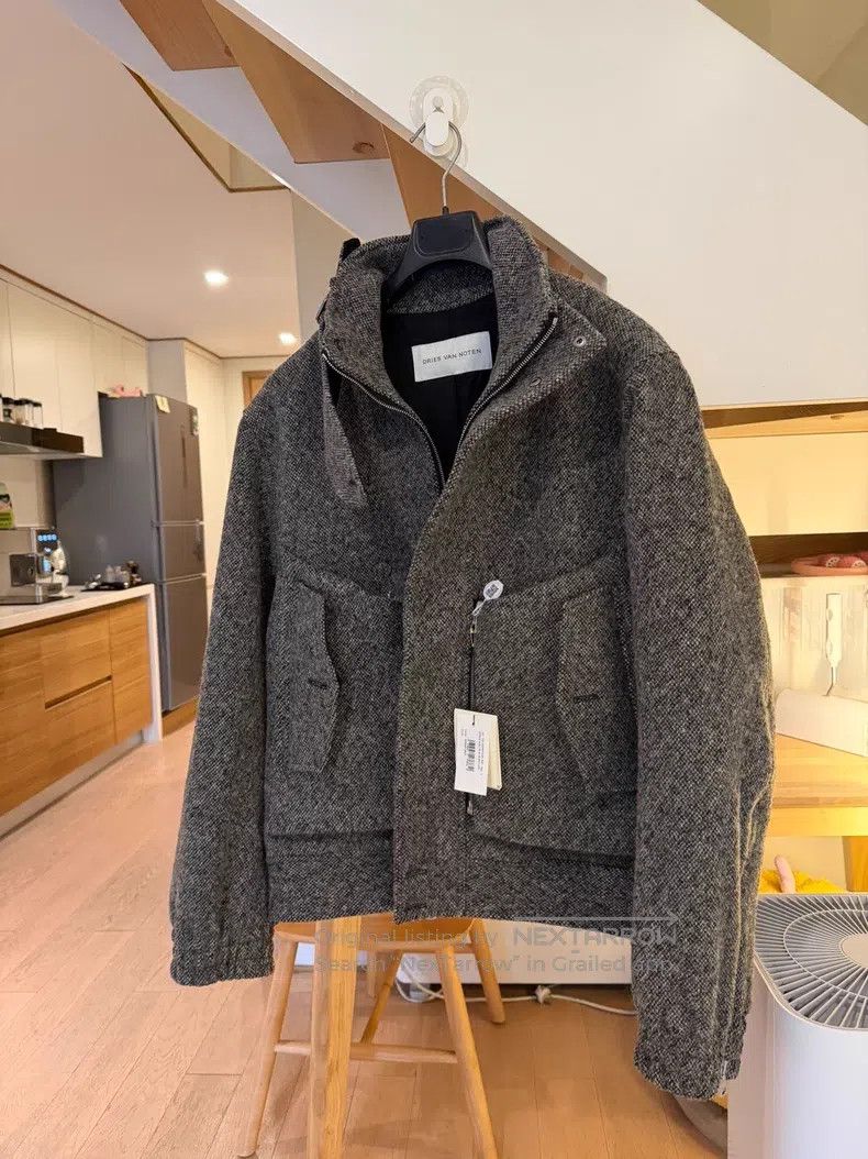 Dries Van Noten Dries Van Noten Gray Wool Jacket Size US L / EU 52-54 / 3 - 1 Thumbnail