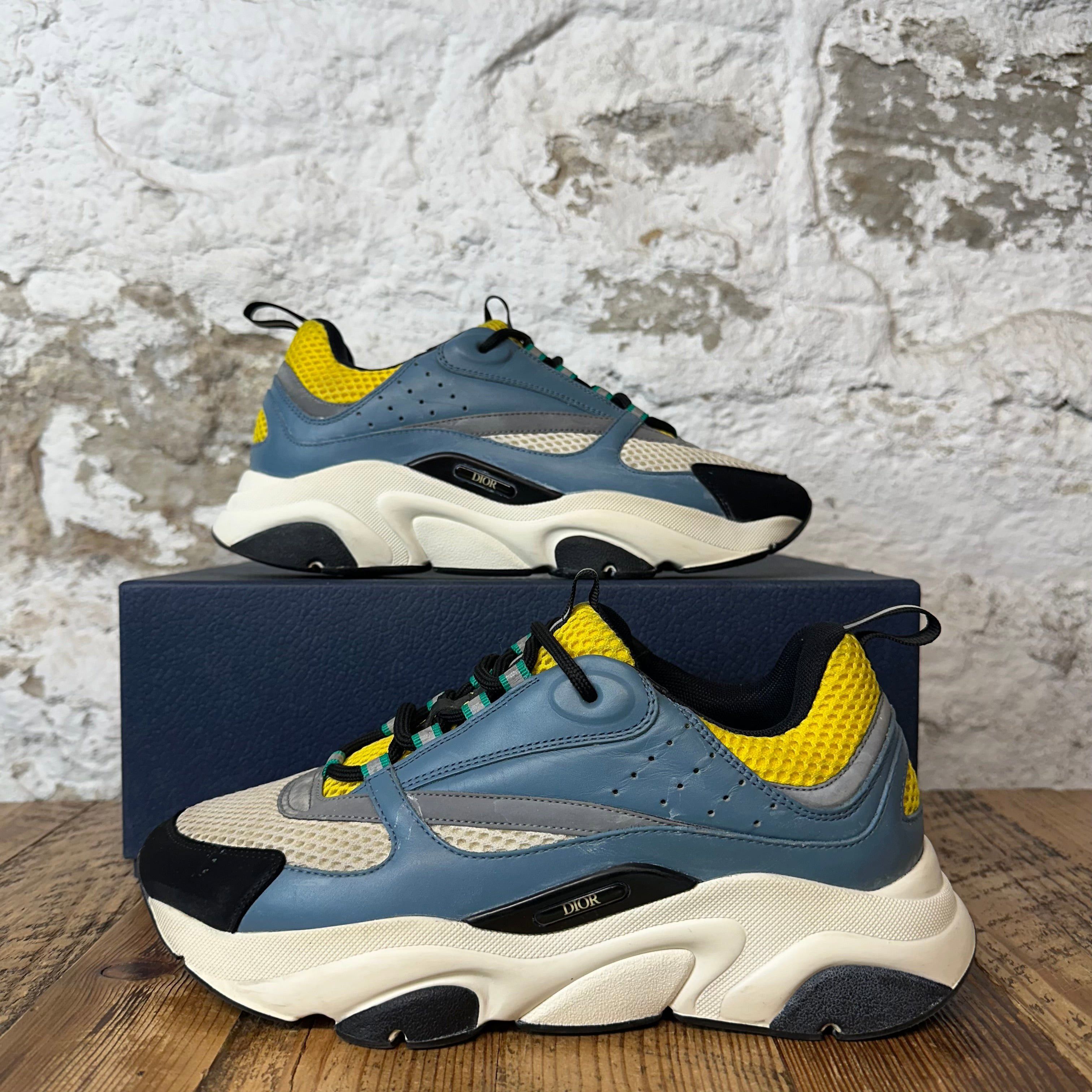Dior Dior B22 Blue Yellow White Sneaker Sz 8 (41) Size US 8 / EU 41 - 1 Thumbnail