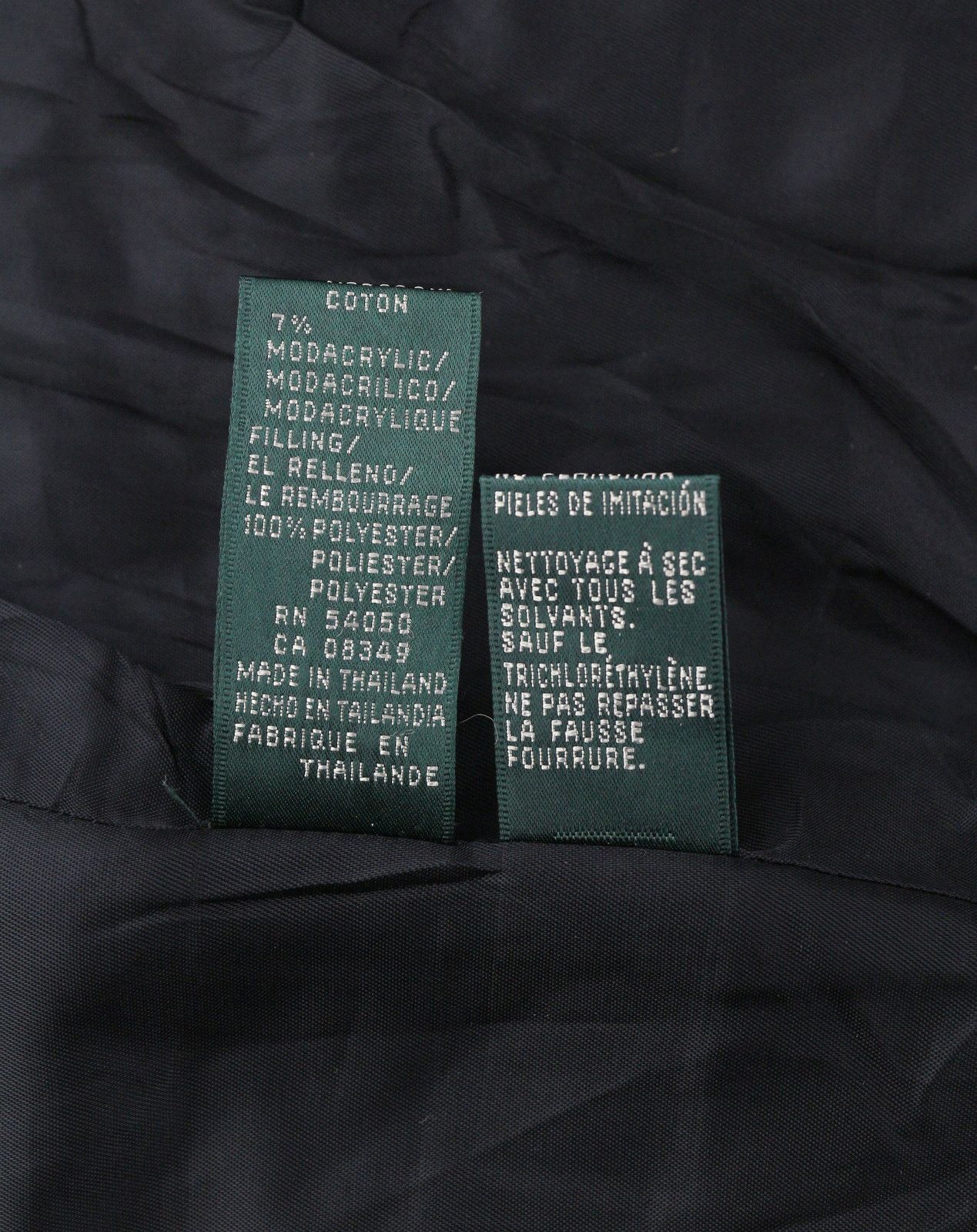 Ralph Lauren L Black Quilted Insulated Faux Fur Collar Waistcoat 86442 Size L / US 10 / IT 46 - 9 Thumbnail