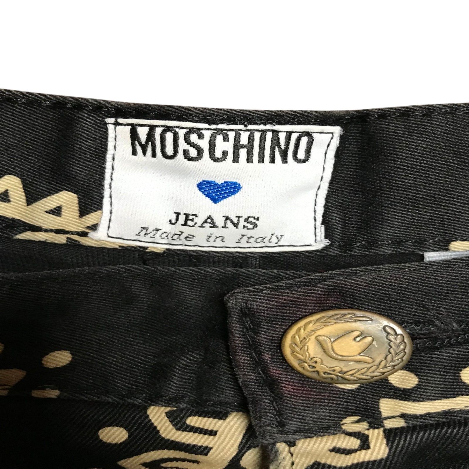 Moschino Vintage Moschino Bandana Print Jeans 90s Archival Peace Size 28" / US 6 / IT 42 - 3 Thumbnail