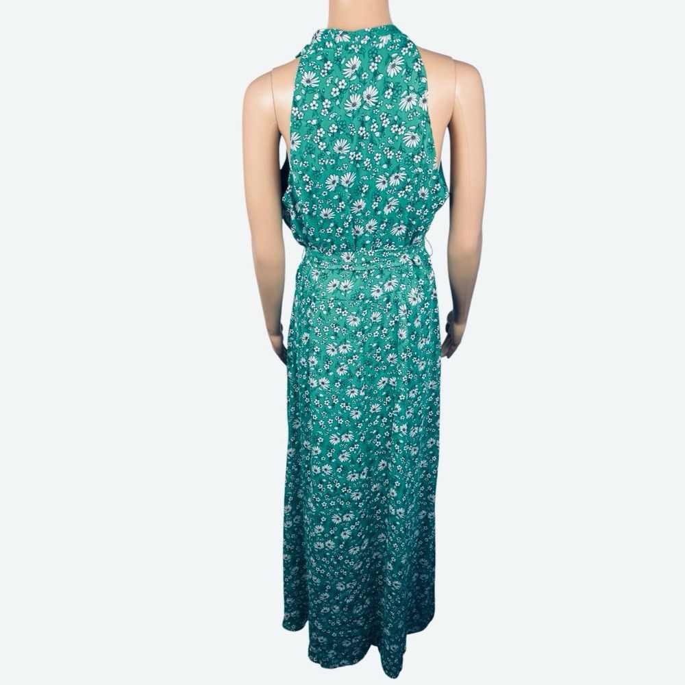 Other Chetta B Sleeveless Green Floral Maxi Dress Size 12 Size XL / US 12-14 / IT 48-50 - 5 Thumbnail
