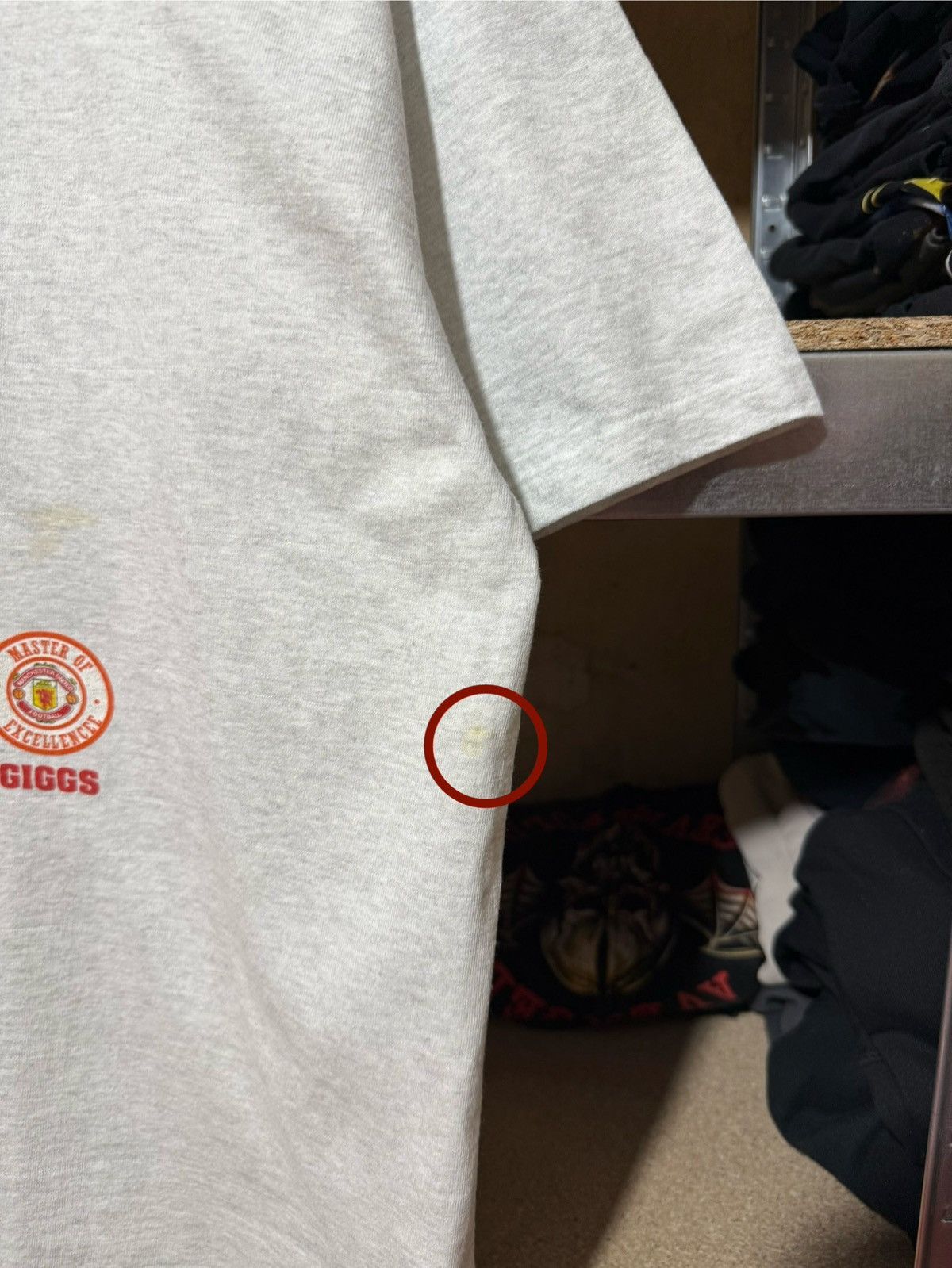 Vintage Vintage 90’s Manchester United Ryan Giggs Soccer T-Shirt Size US XL / EU 56 / 4 - 8 Thumbnail