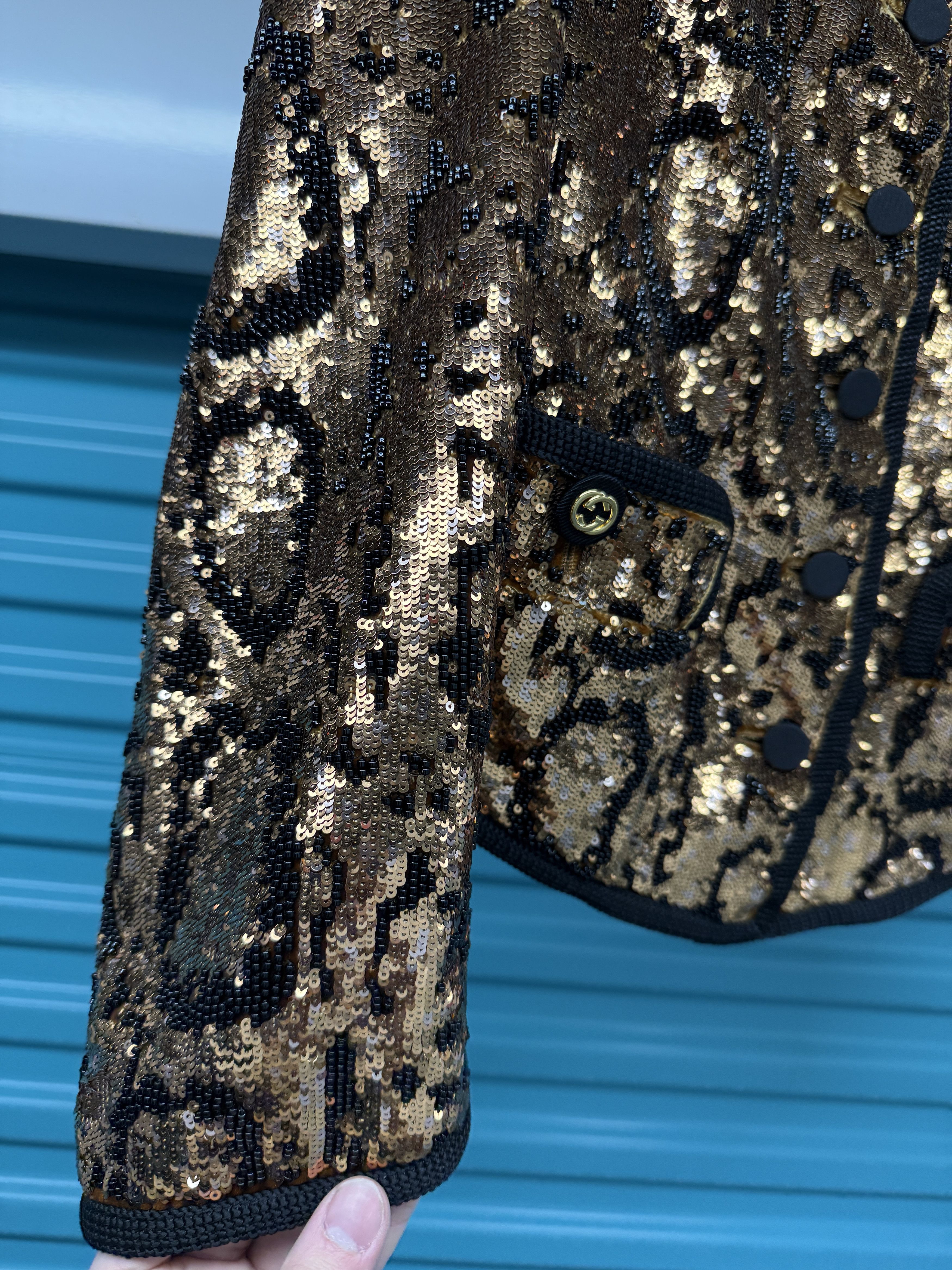 Gucci Demi Couture Sequin Jacket Size M / US 6-8 / IT 42-44 - 7 Thumbnail