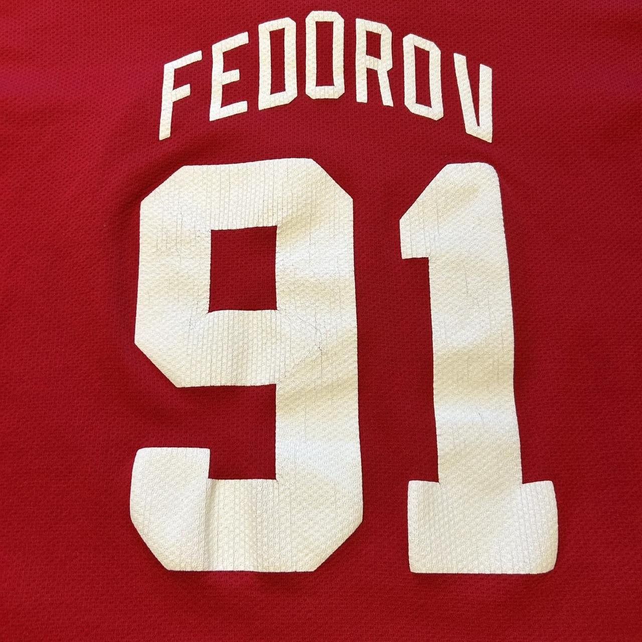 Starter Vintage Detroit Red Wings Fedorov 91 Starter Hockey Jersey Size US M / EU 48-50 / 2 - 7 Thumbnail