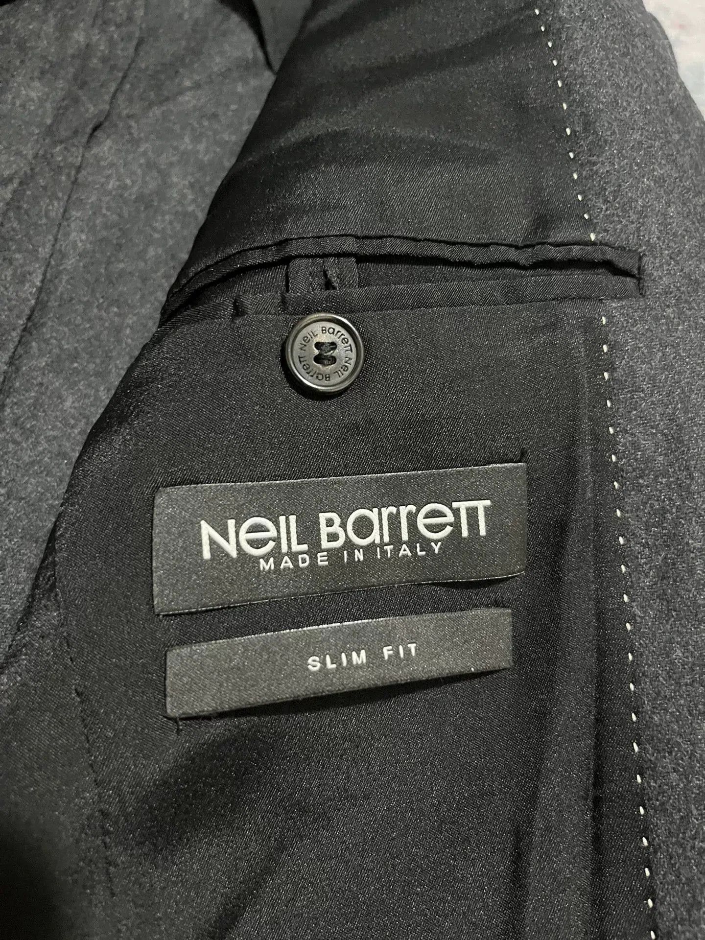 Neil Barrett Neil Barrett Men's Gray Blended Suit. Size US S / EU 44-46 / 1 - 6 Thumbnail
