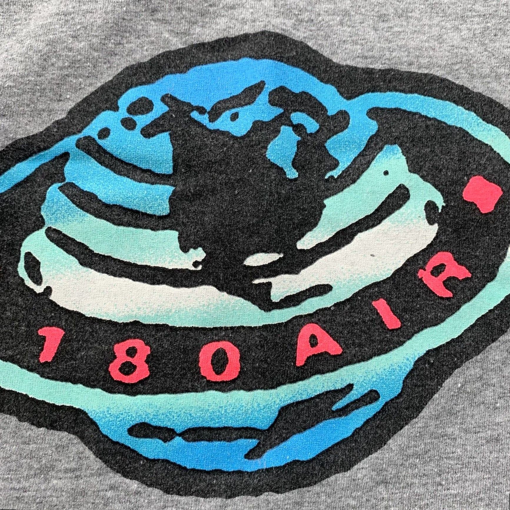 Nike VINTAGE Nike Air 180 T-Shirt L Gray Crew Neck Short Sleeve Graphic Print 90s Space Mens Size US L / EU 52-54 / 3 - 3 Thumbnail