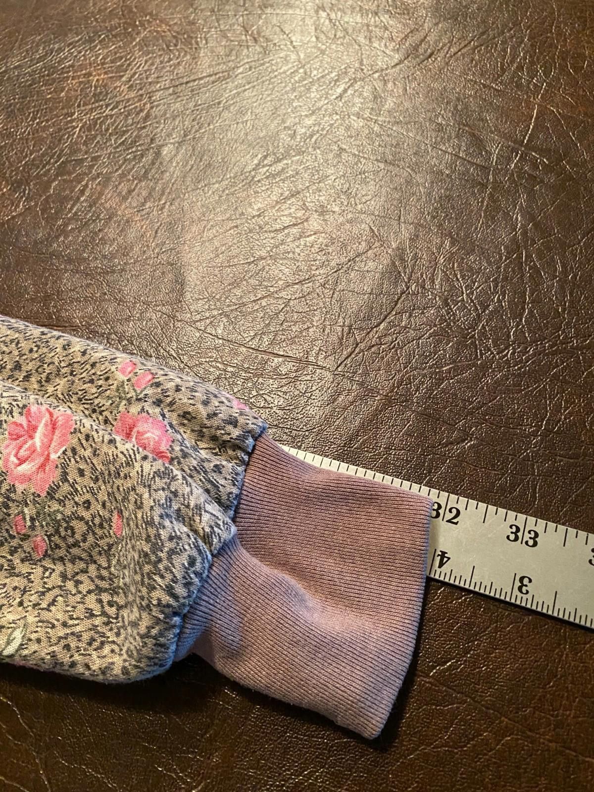 Haband 80s Haband For Her Collared Floral Brown SweatShirt Sz. L B6 Size L / US 10 / IT 46 - 12 Thumbnail