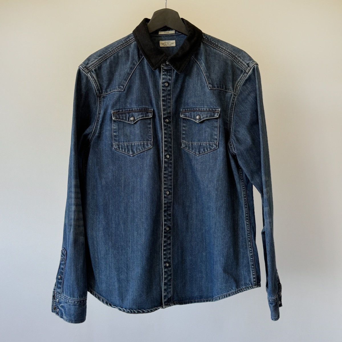 Allsaints AllSaints Slim Fit Denim Shirt – Men’s L Size US L / EU 52-54 / 3 - 1 Thumbnail