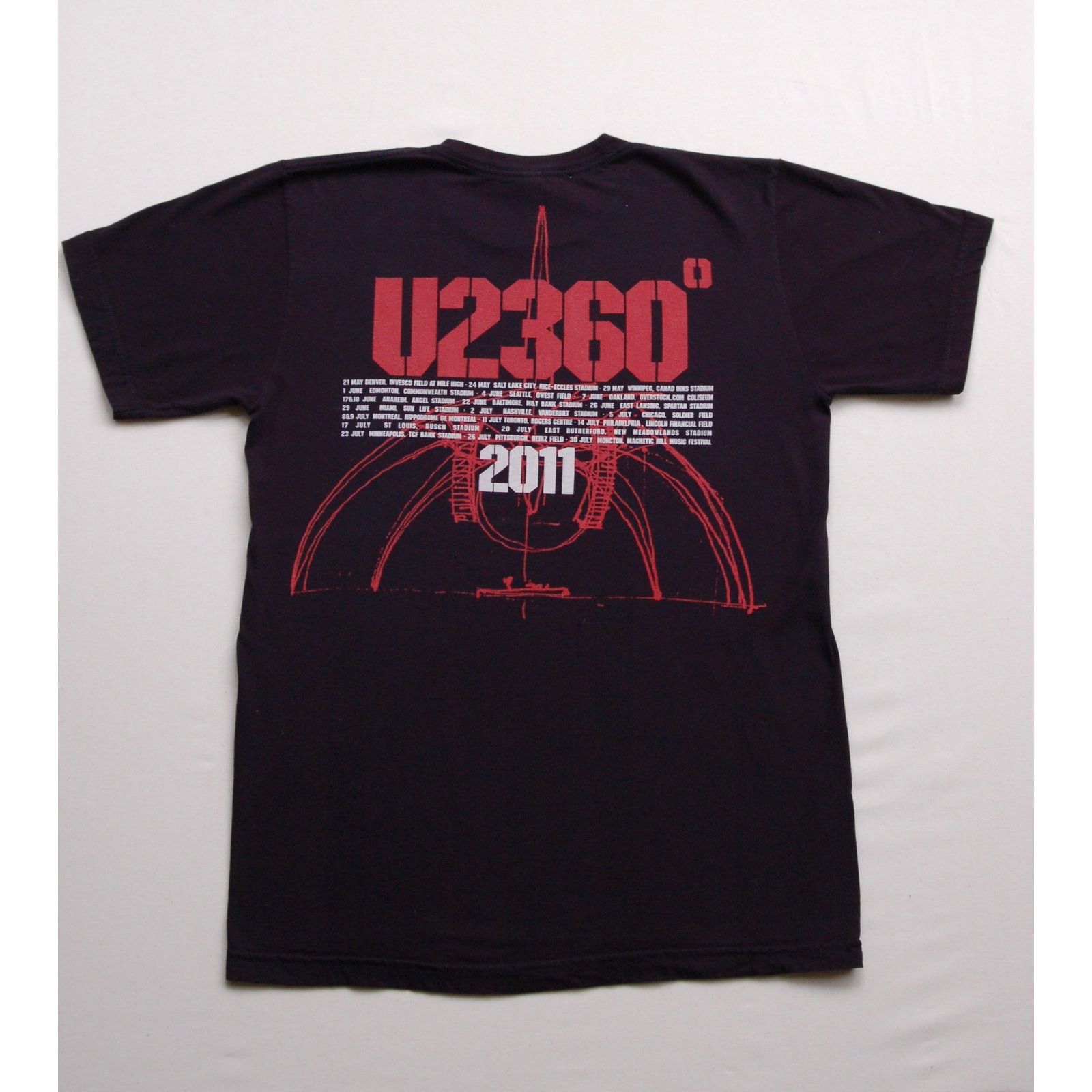 American Apparel U2 360 Tour 2011 Official T-Shirt | American Apparel | M Size US M / EU 48-50 / 2 - 4 Thumbnail