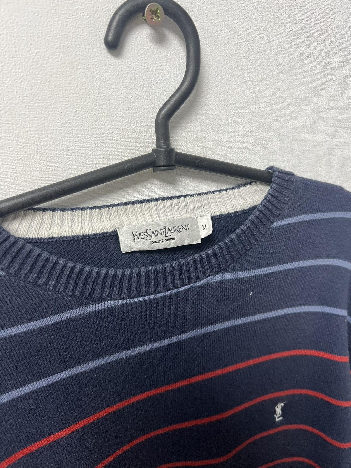 Vintage Vintage YSL Sweatshirt Yves Saint Laurent Size US M / EU 48-50 / 2 - 2 Thumbnail