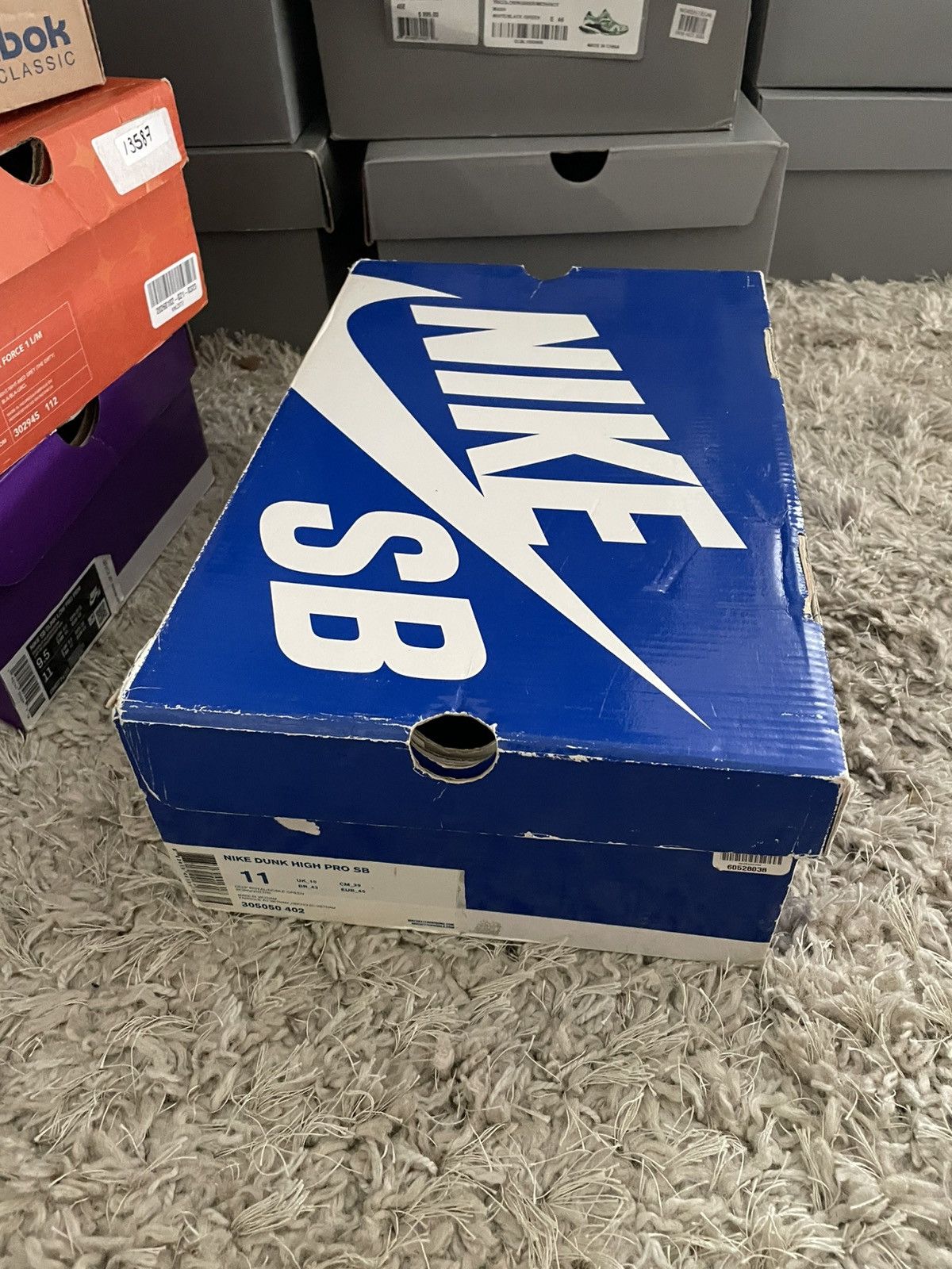 Nike SB Nike Dunk High Pro SB Blue/Blue Size US 11 / EU 44 - 8 Thumbnail