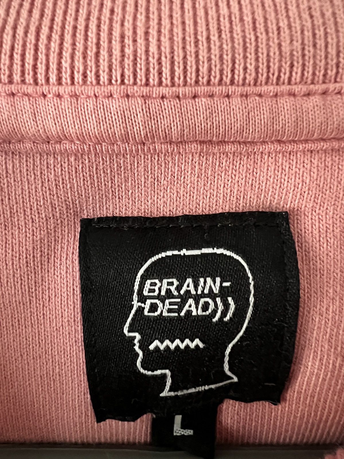 Brain Dead Brain Dead Reverse Fleece Sweater Pink - Large Size US L / EU 52-54 / 3 - 3 Thumbnail