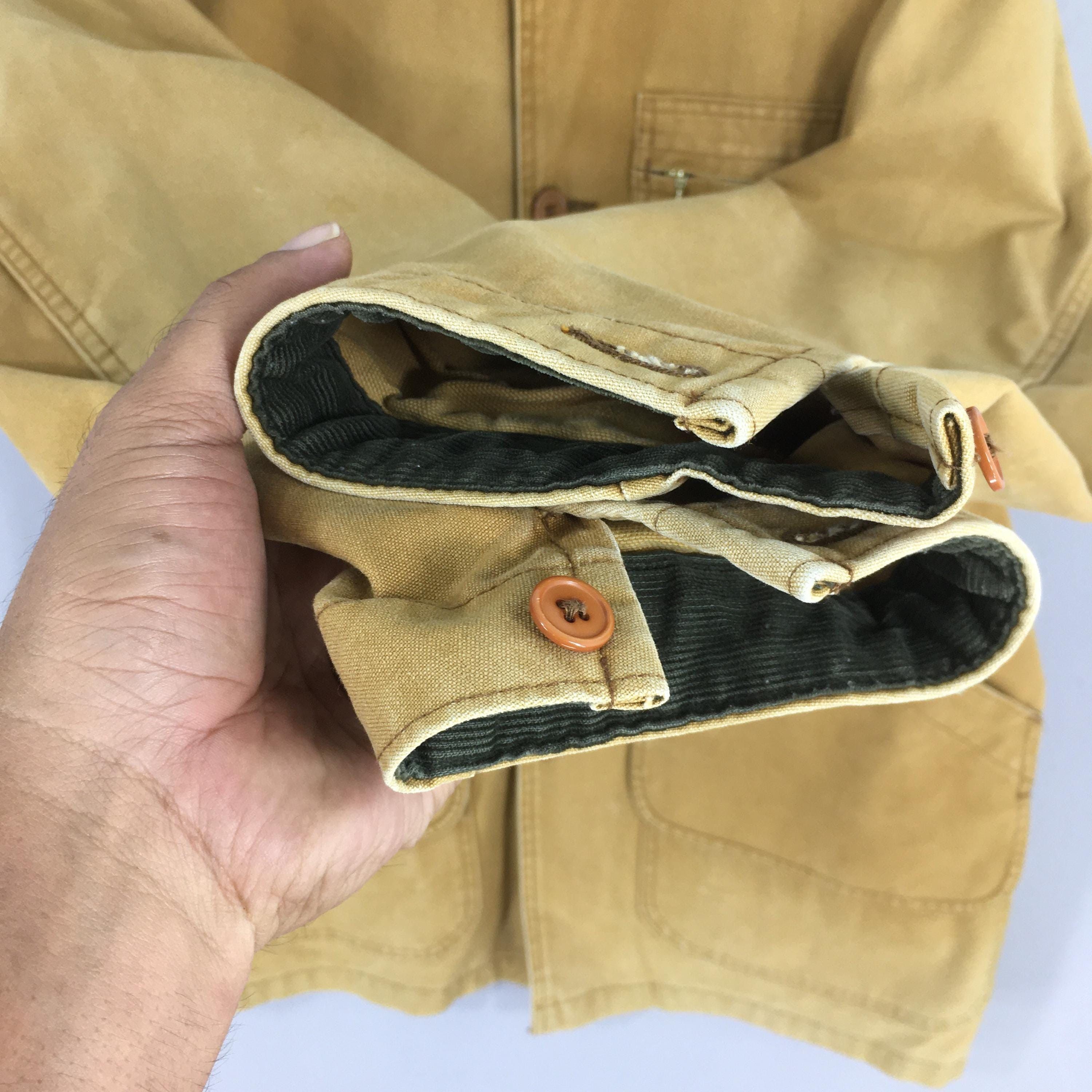 L.L. Bean Vintage 1970s LL Bean Hunting Brown Duck Chore Jacket Large Size US L / EU 52-54 / 3 - 4 Thumbnail