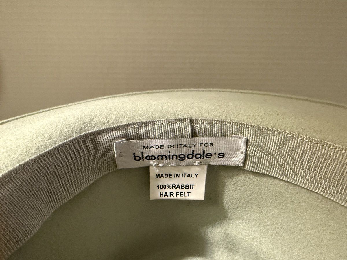Bloomingdale's Bloomingdale’s Felt Grey Wide Boho Brimmed Fedora Hat Size ONE SIZE - 7 Thumbnail