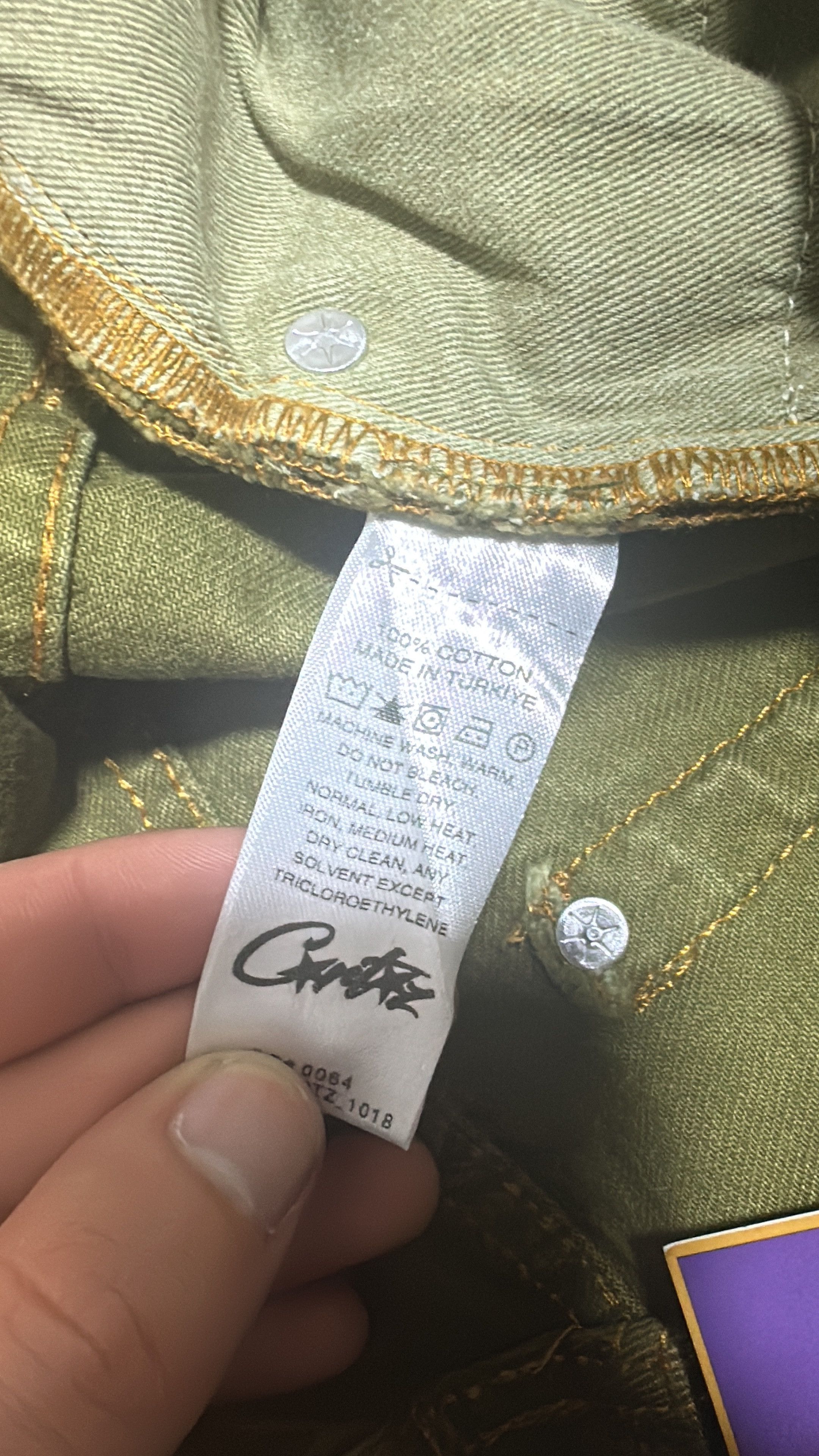 Corteiz Corteiz FW23 Alcatraz Pattern Denim Jeans Khaki Large Size US 34 / EU 50 - 6 Thumbnail