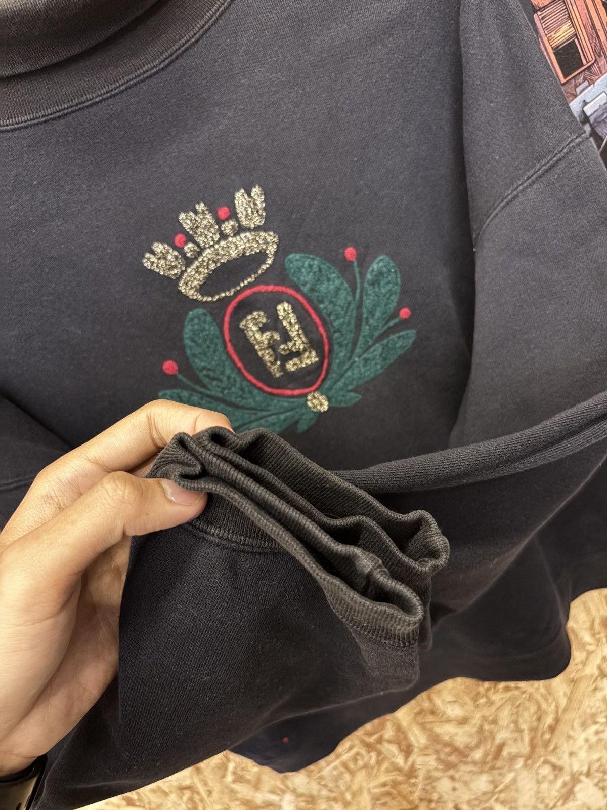 Fendi Vintage Fendi Turtle Neck Sweatshirt 🔥 Size US M / EU 48-50 / 2 - 5 Thumbnail