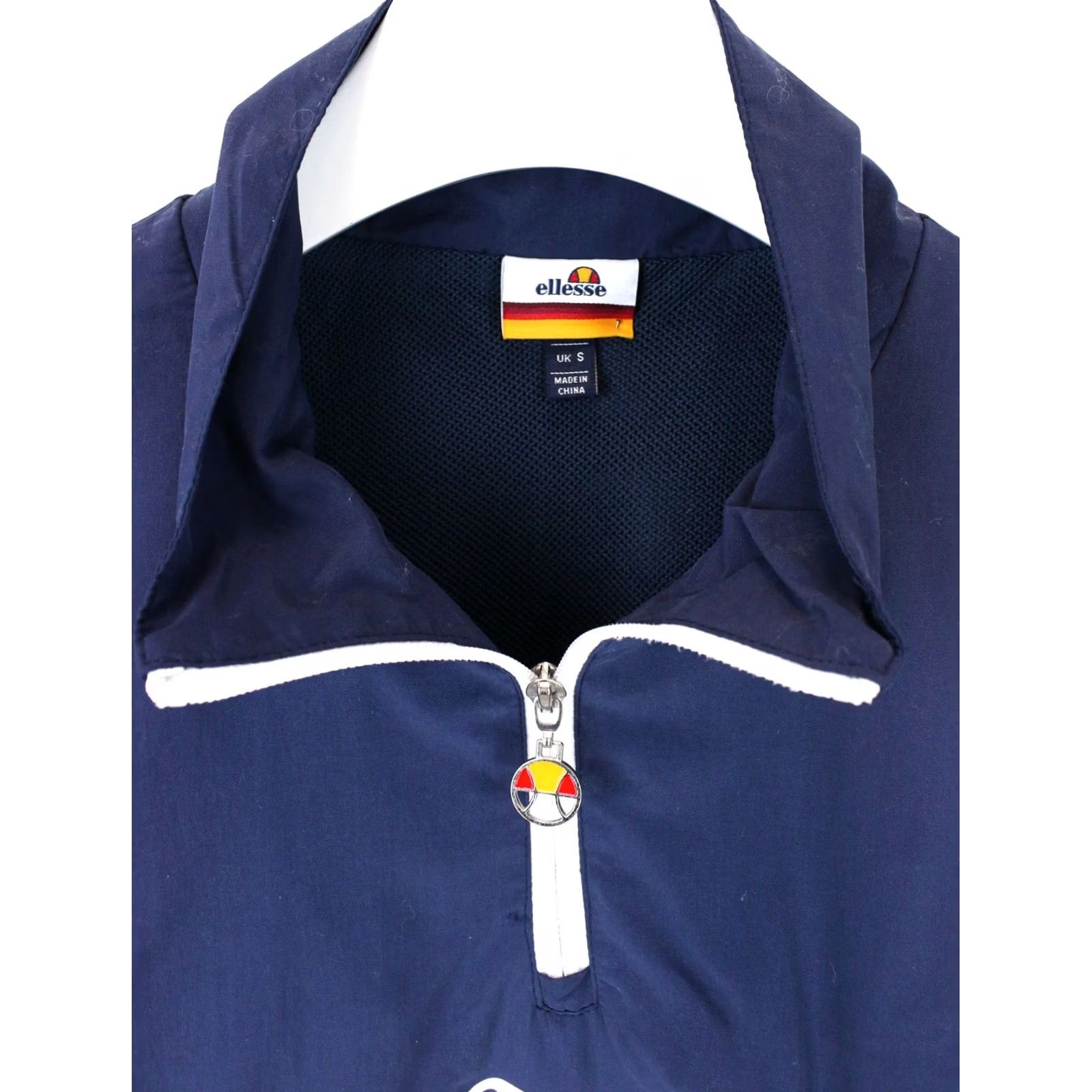 Ellesse Ellesse Junio Anorak Jacket Men's SMALL Blue Half Zip Collar Lightweight Size US S / EU 44-46 / 1 - 4 Thumbnail