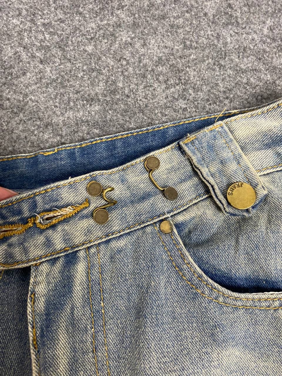 Japanese Brand vintage japanese brand bootcut flare denim nice design Size US 29 - 11 Thumbnail