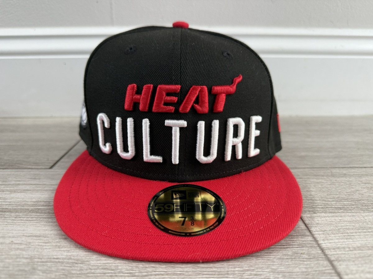NBA × New Era Miami Heat Court Culture New Era ColorBlock Red Fitted 7 3/8 Size ONE SIZE - 1 Thumbnail