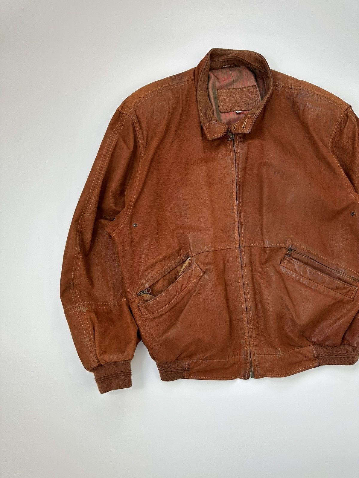 Leather Grando Chardin Leather Heavyweight Classic Jacket Size US L / EU 52-54 / 3 - 3 Thumbnail