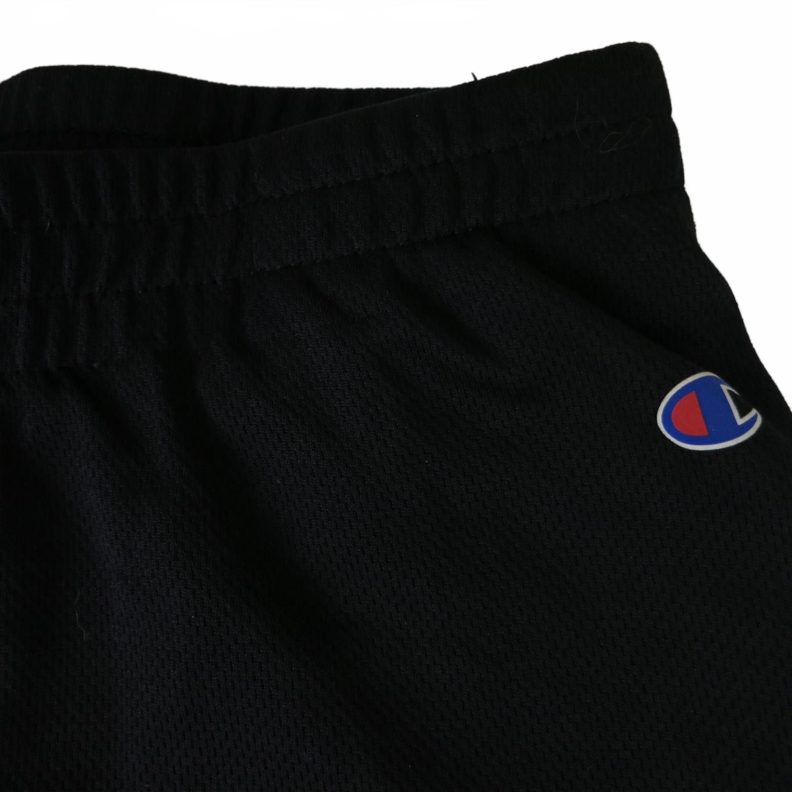 Champion Boys' 14/16 Champion Black Athletic Shorts with Logo Print Size US 26 / EU 42 - 2 Thumbnail