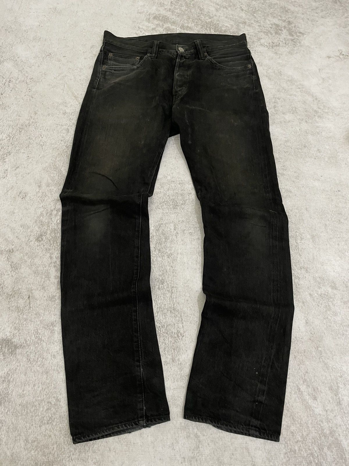 Buzz Rickson's 2000s- Sugar Cane Toyo Enterprise Black Denim Size US 30 / EU 46 - 1 Thumbnail