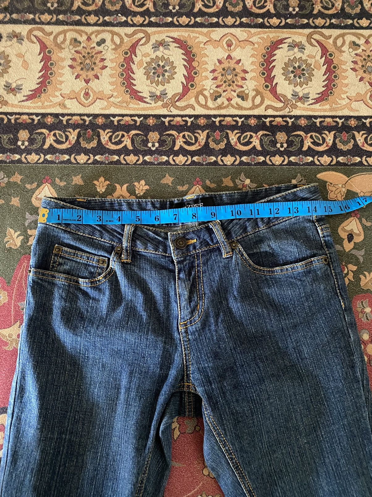 Hysteric Glamour Japanese Brand FAZBEE Super Flare Style Denim Size US 29 - 12 Thumbnail