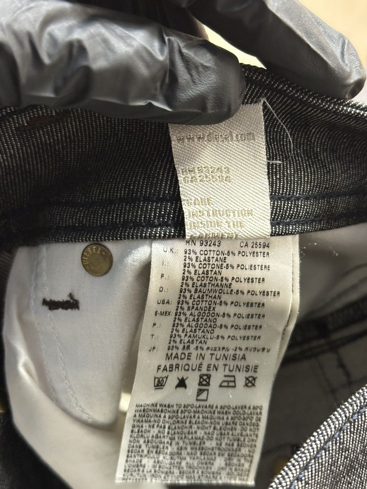 Diesel Diesel Darron jeans in a dark gray. Size US 32 / EU 48 - 18 Thumbnail