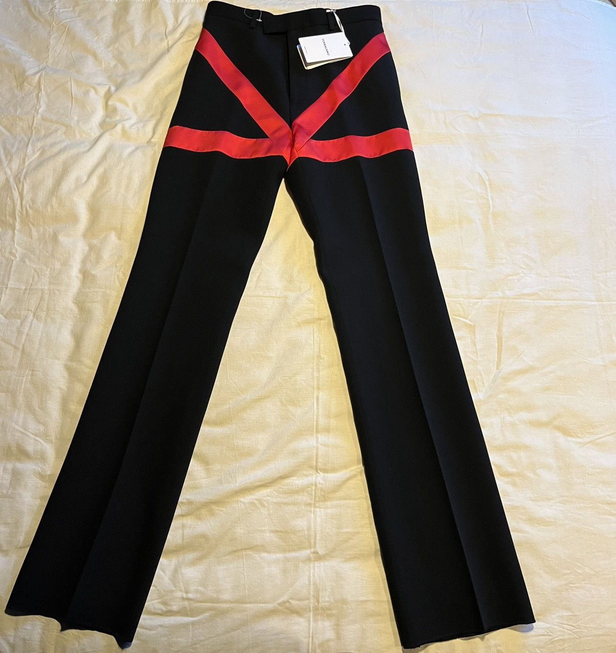 Salvatore Ferragamo Ferragamo wide leg wool pants. Size US 31 - 3 Thumbnail