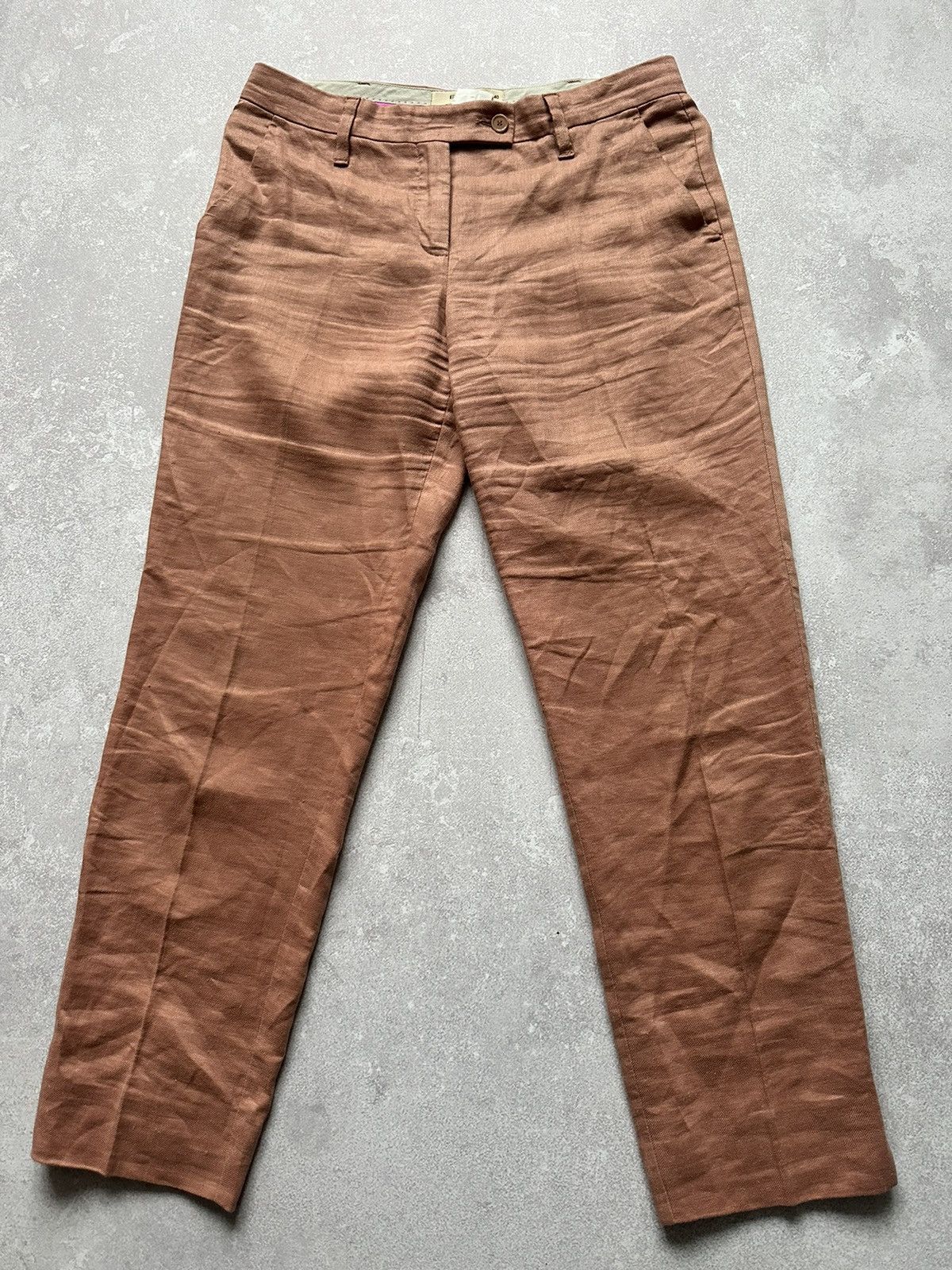 Etro Pants Etro 40 made in Italy Milano Lino Size 27" / US 4 / IT 40 - 2 Thumbnail