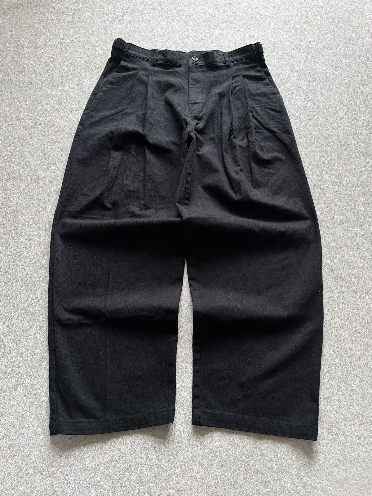 Number (N)ine 2000s Sense Pleats Super Wide Balloon Pants Size US 34 / EU 50 - 1 Thumbnail