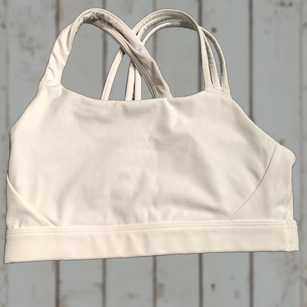 Athleta Athleta White Sports Bra Size ONE SIZE - 1 Thumbnail