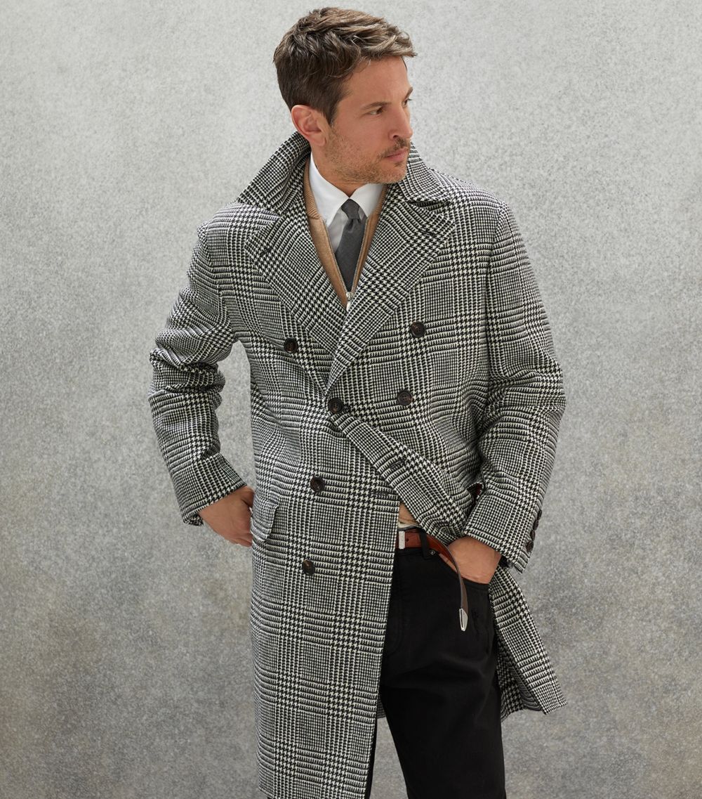 Brunello Cucinelli o1w1db10924 Overcoat in Grey Size US XL / EU 56 / 4 - 1 Thumbnail