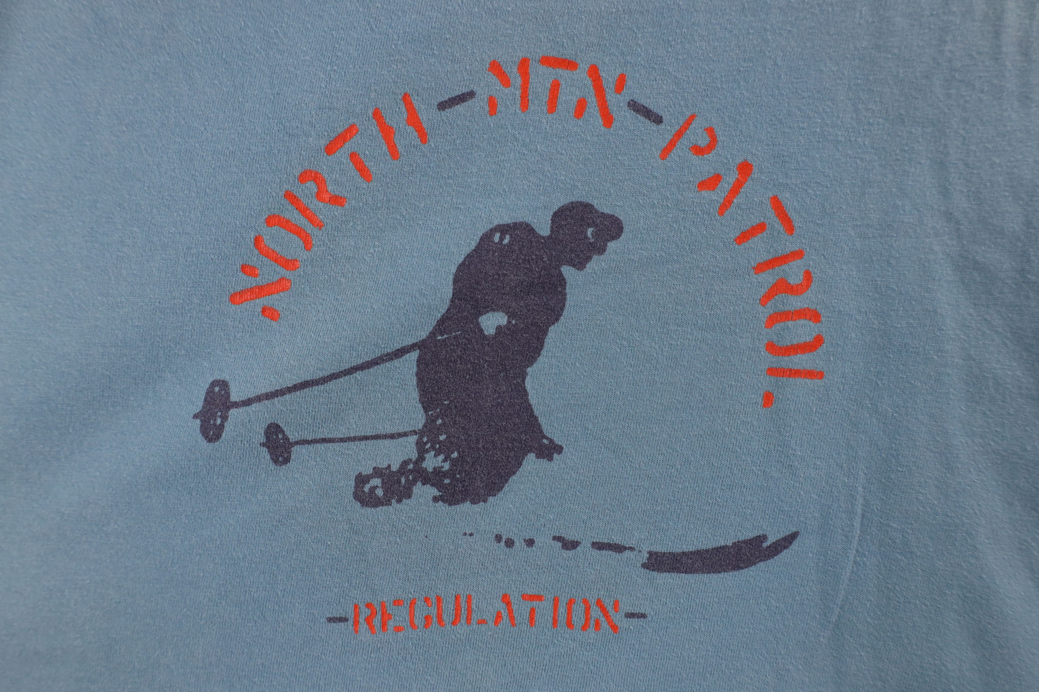 Gap × Vintage Vintage 90s Y2K Gap Patrol Skiing Long Sleeve T-Shirt Blue Size US M / EU 48-50 / 2 - 4 Thumbnail