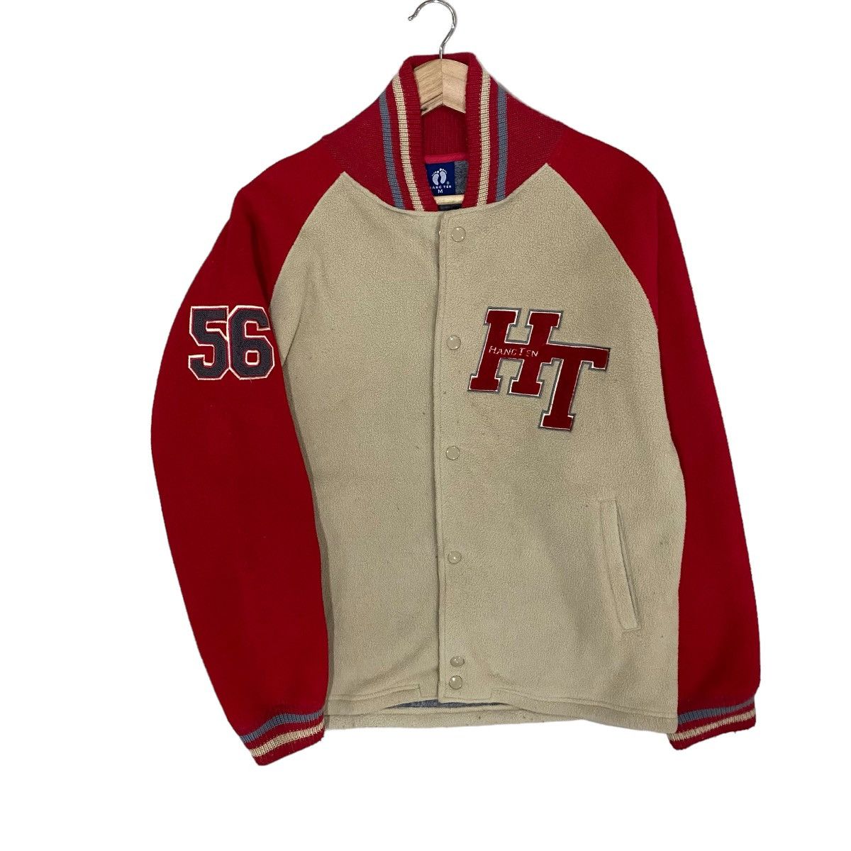 Hang Ten VINTAGE HANG TEN 56 SPELL OUT WOOL VARSITY Size US M / EU 48-50 / 2 - 1 Thumbnail