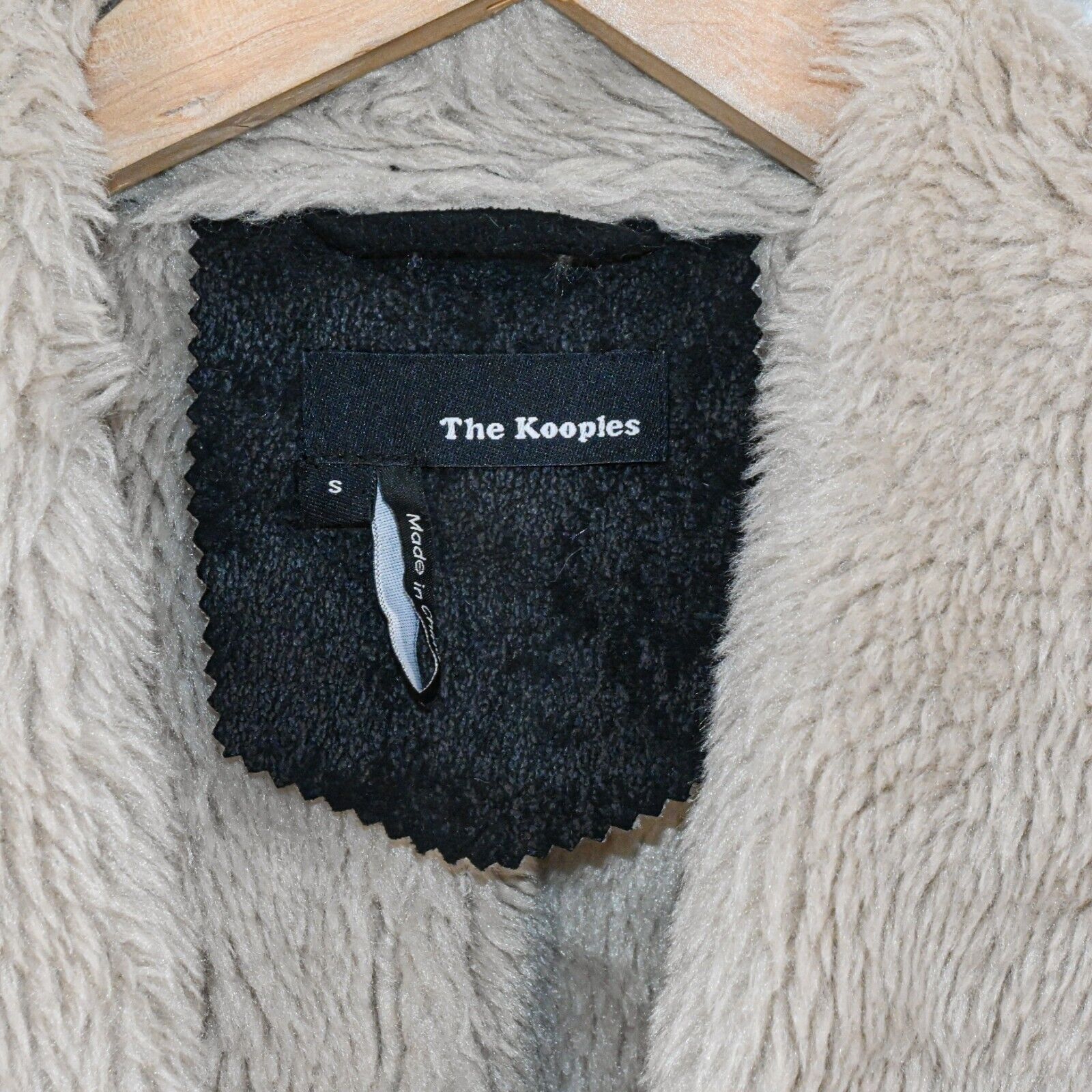 The Kooples The Kooples Faux Shearling Jacket sherpa lined black Size S / US 4 / IT 40 - 4 Thumbnail