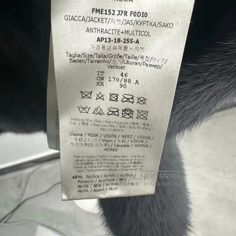 Fendi Fendi Gray Wool Women's Hoodie Size XXL . Size XXL / US 16-18 / IT 52-54 - 4 Thumbnail